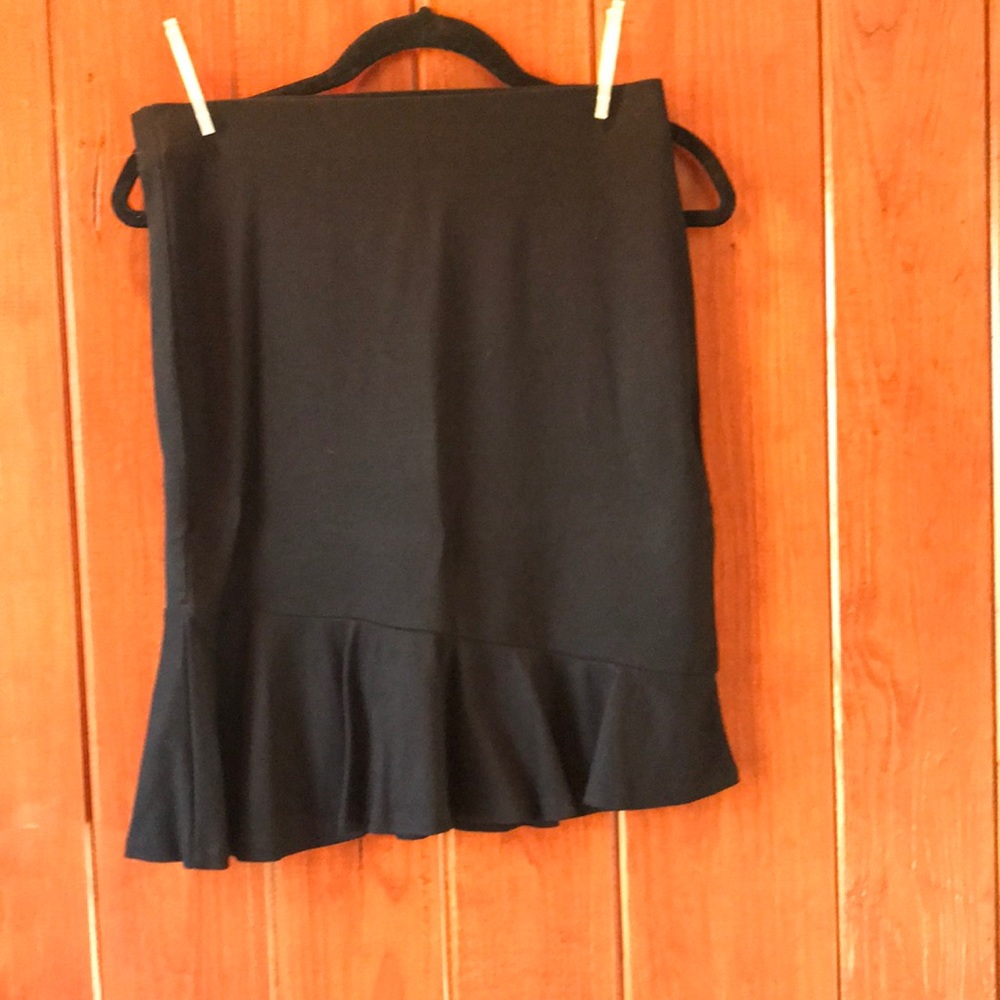 Esprit Skirt with Asymmetrical hem ruffle.